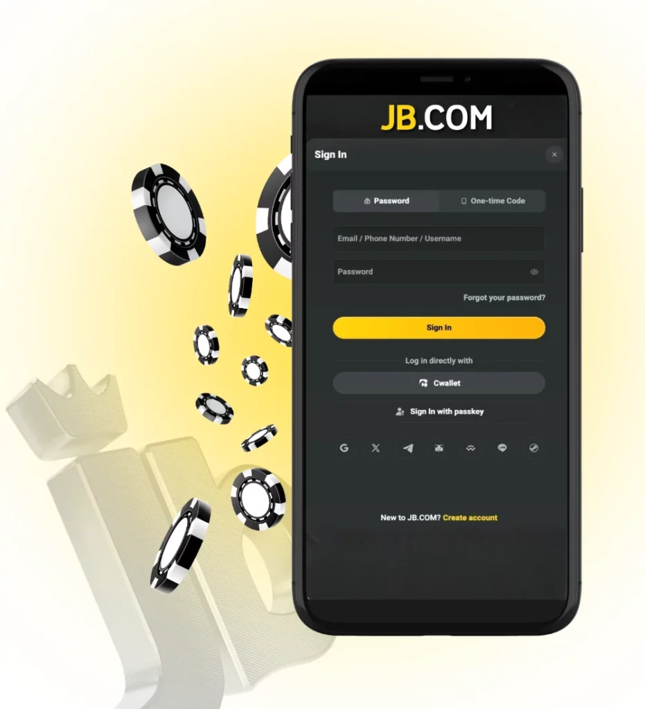 Sign In at JB Casino
